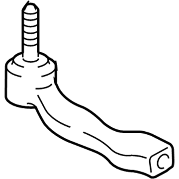 Lincoln 3W4Z-3A130-AA End - Spindle Rod Connecting