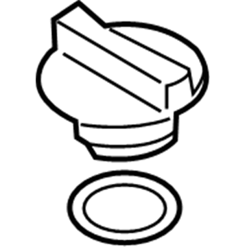 Ford F2GZ-6766-C Cap Assembly - Oil Filler