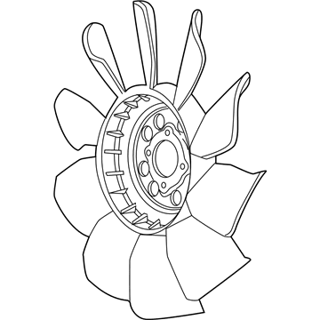 Ford 3C3Z-8600-AB Fan Assembly