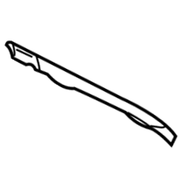 6H6Z-5420000-C Ford Black Out Tape, Front Passenger Side Illustration 1 of 1