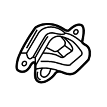 AH6Z-19E883-AA Ford Seal, Driver Side Illustration 1 of 1