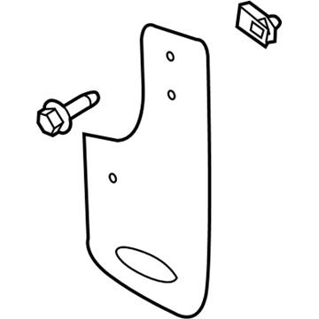 Ford BC3Z-16A550-FA Kit - Mudflap