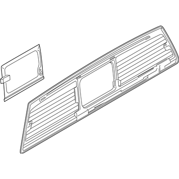 Ford KB3Z-2142006-C Glass - Sliding