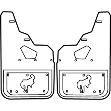 Ford VM2DZ-16A550-C Kit - Mudflap
