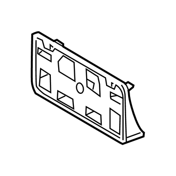 Ford 8C2Z-17A385-AA Bracket - License Plate