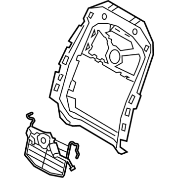 Ford PU5Z-7861018-E Frame Assembly - Seat