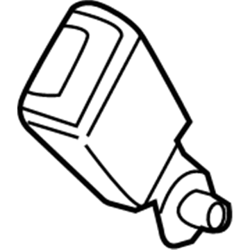 FT4Z-5860044-AB Ford Outer Buckle, Passenger Side Illustration 1 of 1