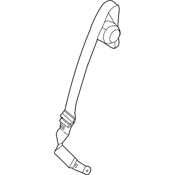 Lincoln FT4Z-58611B64-AA Seat Belt Assembly