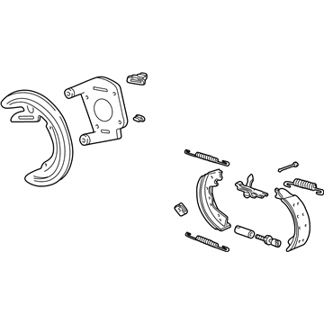 Ford 4C3Z-2209-AA Brake Assembly - Rear