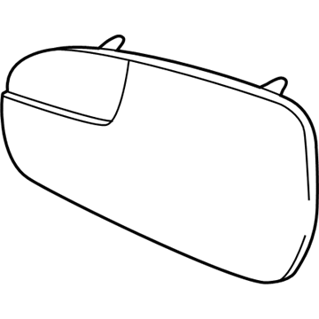 Ford KS7Z-17K707-B Glass Assembly - Rear View Outer Mirror