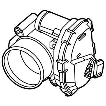 Ford JT4Z-9E926-A Throttle Body And Motor Assembly
