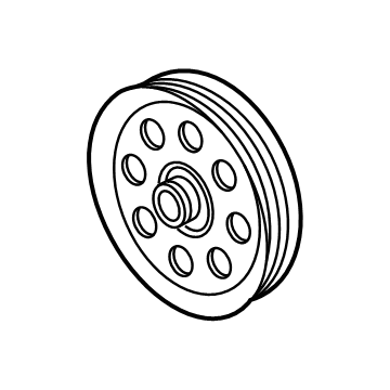 Ford BC3Z-3A733-A Pulley - Power Steering