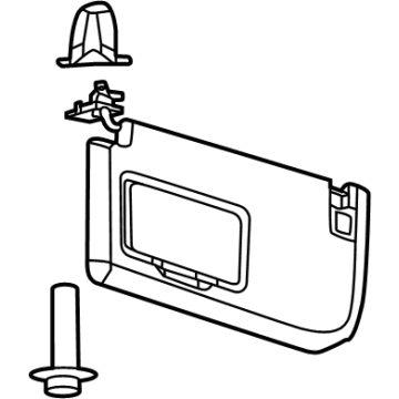 Ford PC3Z-6004104-AA Visor Assembly - Sun
