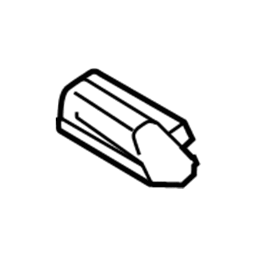 Ford FL3Z-15601B32-AU Plug - Seat Belt Anchorage Hole FL3Z-15601B32-AU Ford Plug - Seat Belt Anchorage Hole Illustration 1 of 1