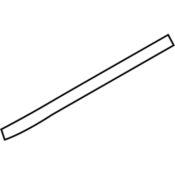 Lincoln 8A5Z-5420758-A Weatherstrip - Door Lower