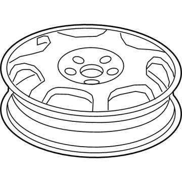 Ford FT4Z-1007-G Wheel Assembly