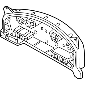 Ford XF1Z-10848-BA Plate - Instrument Cluster