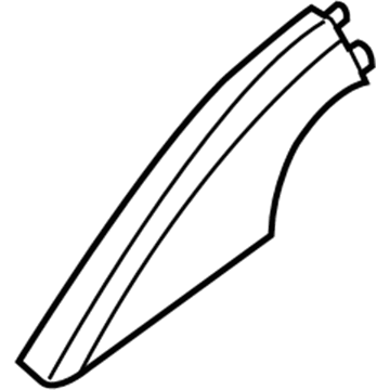 7T4Z-7855182-AA Ford Front Cap, Passenger Side Illustration 1 of 1