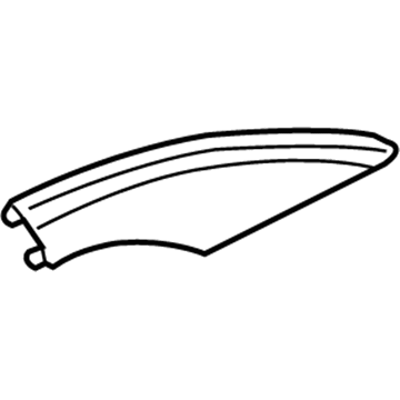 7T4Z-78551A46-AA Ford Rear Cap, Passenger Side Illustration 1 of 1