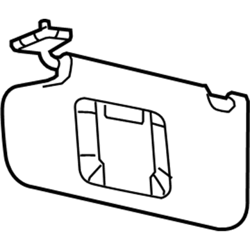 Ford CE9Z-7404104-AB Visor Assembly - Sun