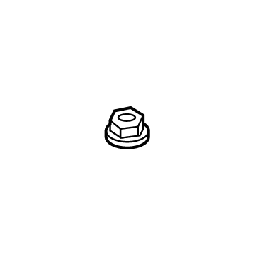 Ford -W717741-S442 Hinge Nut -W717741-S442 Ford Hinge Nut Illustration 1 of 1