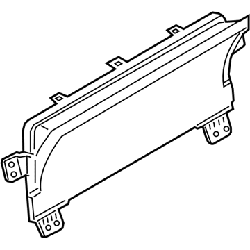 Lincoln NL7Z-10890-A Mask - Fuel And Temperature Gauge