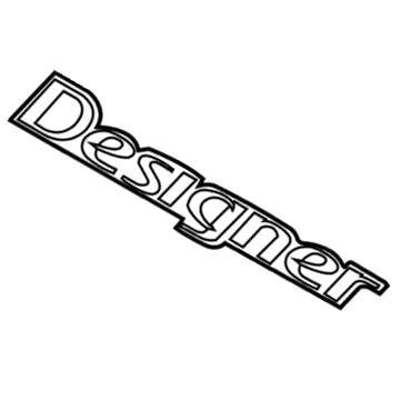 Lincoln 6W1Z-54297A74-A Plate Assembly - Body Side