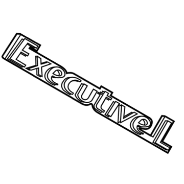 Lincoln Town Car Emblem - 3W1Z-54297A74-CA
