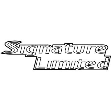 Lincoln Town Car Emblem - 5W1Z-54297A74-BA