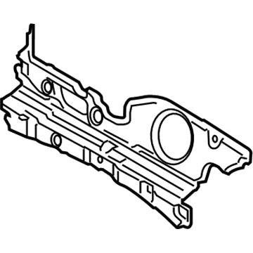 Ford AV6Z-9901588-A Upper Insulator, Front Outer AV6Z-9901588-A Ford Upper Insulator, Front Outer Illustration 1 of 1