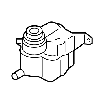 Ford L1MZ-8A080-B Tank Assembly - Radiator Overflow