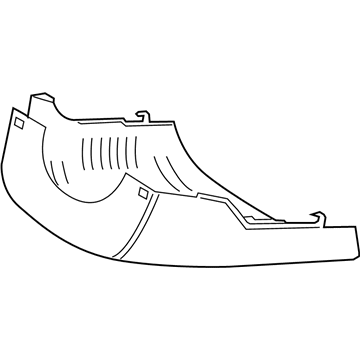 Ford Police Interceptor Utility Steering Column Cover - LB5Z-3530-BC