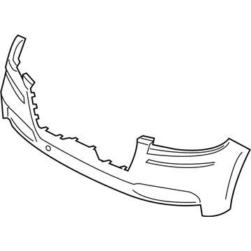 Lincoln Aviator Bumper Cover - LC5Z-17D957-EAPTM