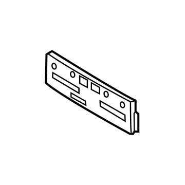 Lincoln LC5Z-17A385-AA Bracket - License Plate
