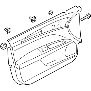 Ford DS7Z-5423942-DA Trim Assembly - Front Door