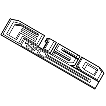 Ford FL3Z-16720-J Nameplate, Front Passenger Side FL3Z-16720-J Ford Nameplate, Front Passenger Side Illustration 1 of 1