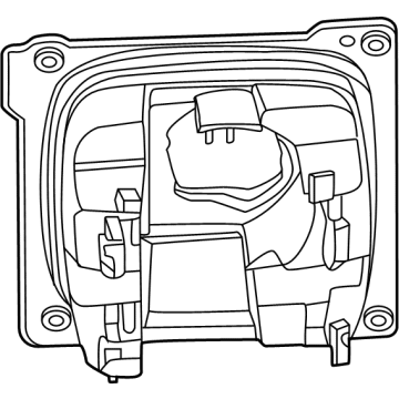 PC3Z-14D189-J Ford Bracket Illustration 1 of 1