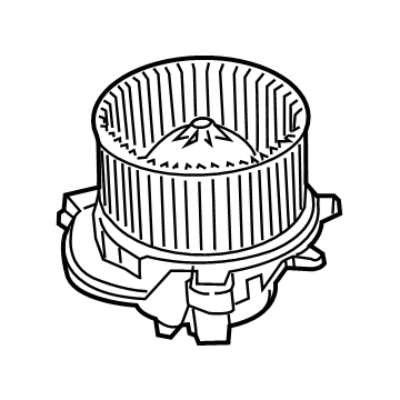 Ford PR3Z-19805-A Fan And Motor Assembly