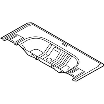 7L1Z-4045455-AA Ford Floor Cover, Rear Illustration 1 of 1