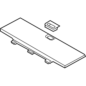 7L1Z-4045626-AA Ford Storage Cover, Rear Illustration 1 of 1