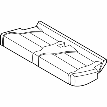 Ford NL3Z-1663805-AA Cover Assembly - Rear Seat Cushion