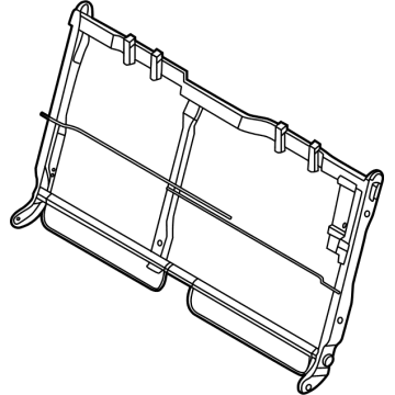 Ford JC3Z-16613A39-A Frame - Rear Seat Back Retainer