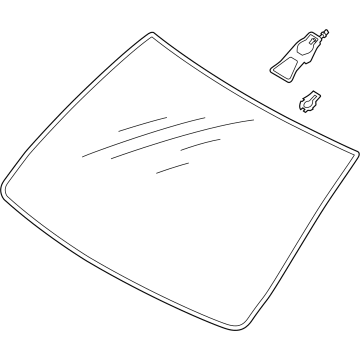 Lincoln PJ7Z-7803100-F Glass - Windscreen