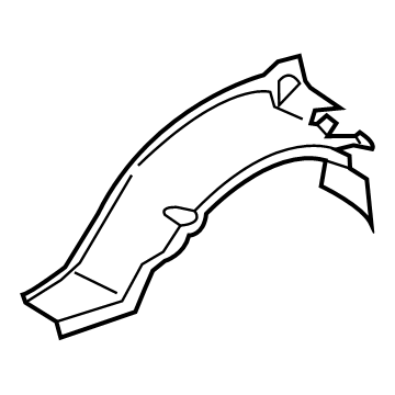 Ford DT1Z-6127894-D Panel - Wheelhouse - Outer