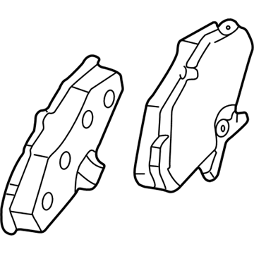 Mercury 1U2Z-2V200-PA Kit - Brake Shoe And Lining
