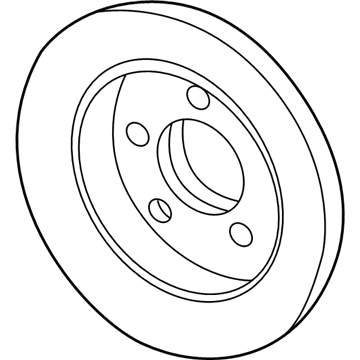 Ford Taurus Brake Rotor - YF1Z-1V125-AA