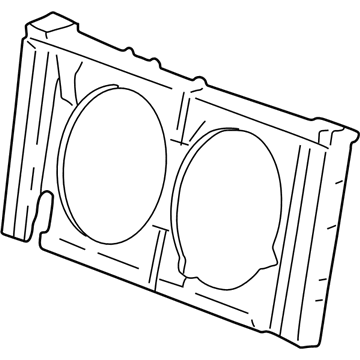 Mercury 2F1Z-8A419-AA Support - Radiator