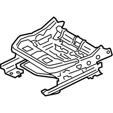 Ford KB3Z-2161704-C Seat Base KB3Z-2161704-C Ford Seat Base Illustration 1 of 1