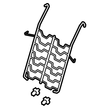 Ford CU5Z-9664842-B Lumbar Support, Front CU5Z-9664842-B Ford Lumbar Support, Front Illustration 1 of 1