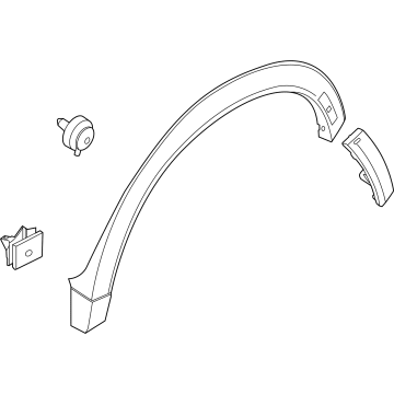 Ford LJ8Z-58290A60-AA Moulding